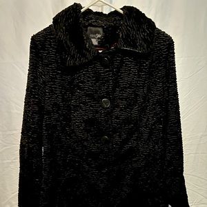 East 5th trench coat midi black size Small Soft long